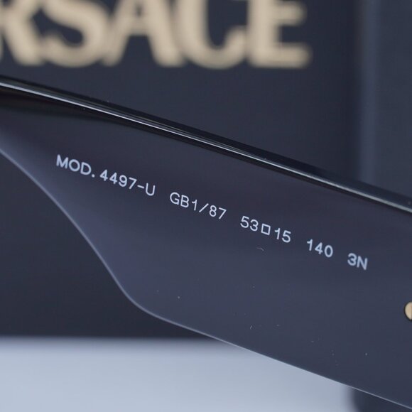Versace VE4497U GB1/87 Square Sunglasses – Black/Grey